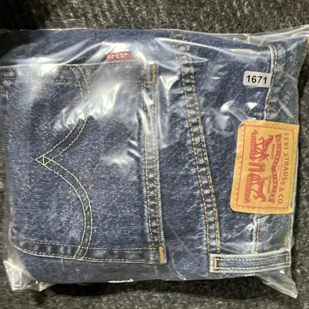 Levis Denim Mini Skirt Womens 29 Blue Indigo A-Line Casual 79752-0007